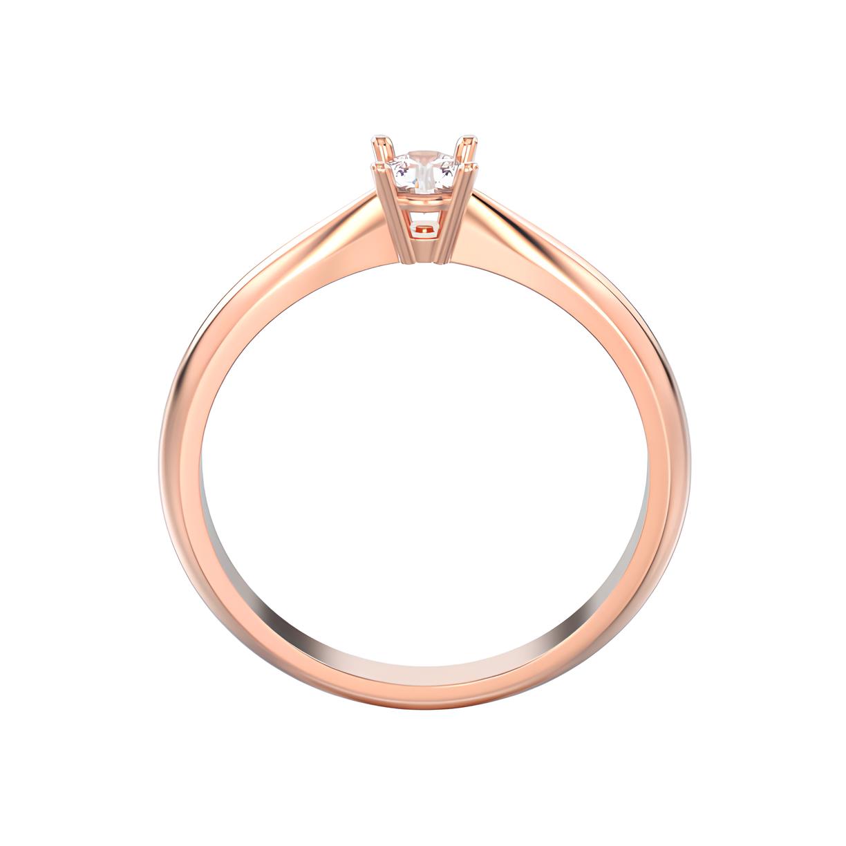 Δαχτυλίδι Ροζ Χρυσός με Ζαφείρι