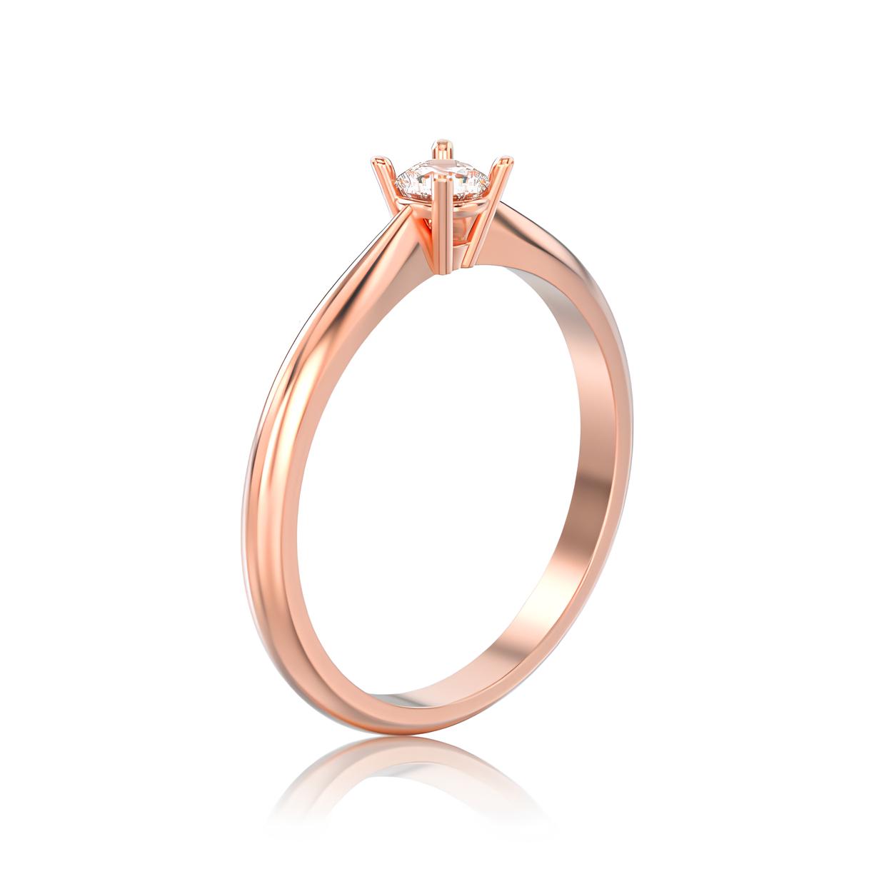 Δαχτυλίδι Ροζ Χρυσός με Ζαφείρι