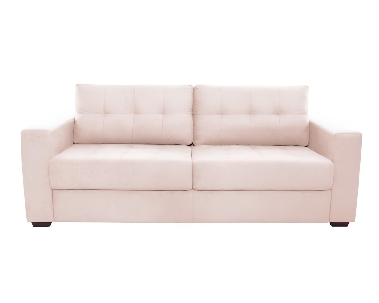 Διθέσιος Καναπές Υφασμάτινος Ροζ