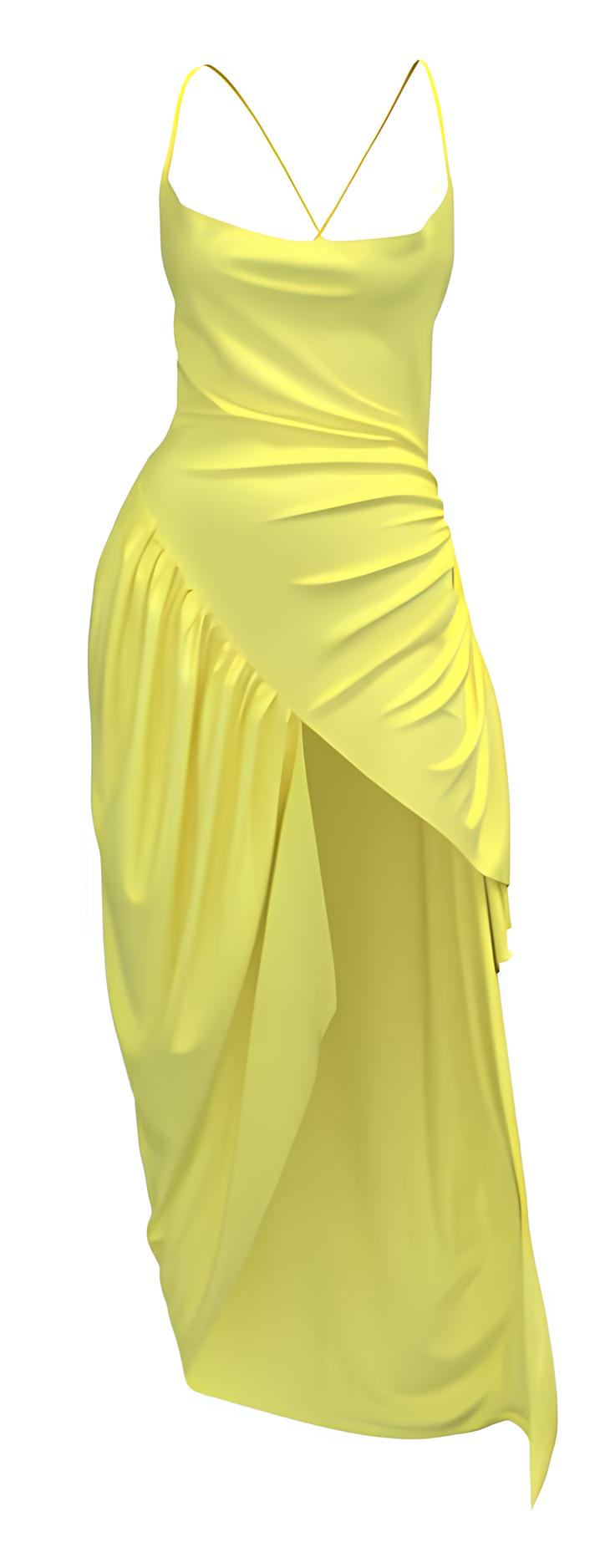 Κίτρινο Φόρεμα